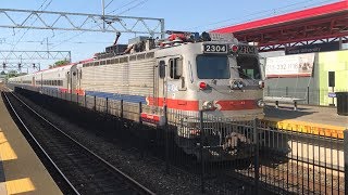 SEPTA HD 60fps: Regional Rail Evening Rush Hour @ Temple University Station (7/10/18)