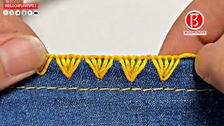 Nice handmade hemming