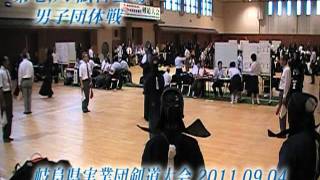 110904.岐阜県実業団大会⑤男子団体（予選）