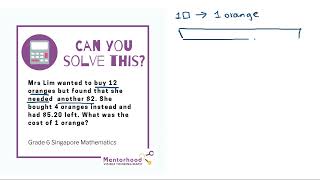 Grade 6 / Primary 6 Singapore Math Word Problem (1)