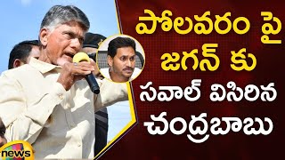 Chandrababu Naidu Open Challenge To CM YS Jagan On Polavaram Project | AP Politics | Mango News