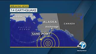 Alaska earthquake measuring 7.5 triggers tsunami warning | ABC7