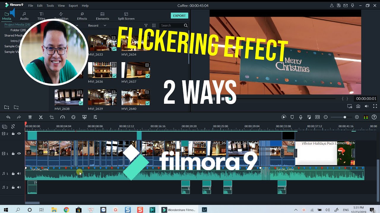 Wondershare Filmora 9| How To Create Flickering Effect| 2 Simple Ways ...