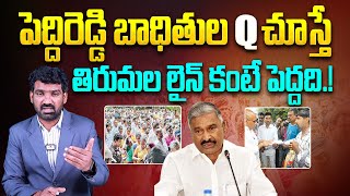 పెద్దిరెడ్డి బాధితుల Q చూస్తే | BIG Shock to Peddireddy | Chitoor Public Filed Case on Peddireddy