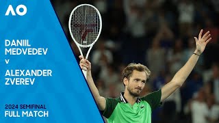 Daniil Medvedev v Alexander Zverev Full Match | Australian Open 2024 Semifinal