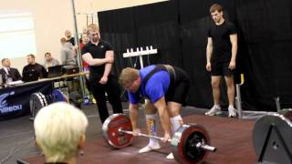 Klassikalise jõutõstmise EKV 2012. Kaur- Mikk Pehme 250 kg.