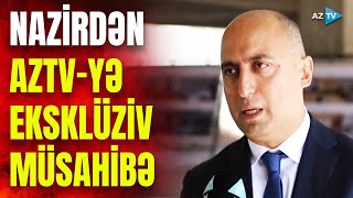 Elm və təhsil naziri AzTV-yə EKSKLÜZİV müsahibə verdi: “Qarabağ Universiteti...”