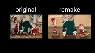 DR LIVESEY WALKING - Original vs Remake