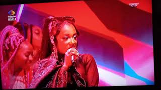 Avala performs at the big brother naija lock down finale