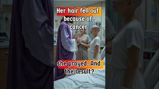 Her hair fell out because of cancer, she prayed And the shocking results will surprise you#amen #god