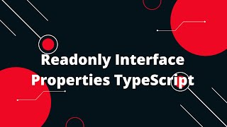 Typescript Tutorial #33 Readonly Interface Properties TypeScript