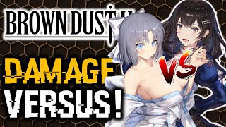 YUMI VS SCHERA DMG COMPARISON! WATER MAGIC DPS SHOWDOWN! | Brown Dust 2