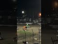 bad break of the night ira lightning sprints car has brake issue slams into grader. racing