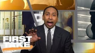 Stephen A. Smith goes off on LaVar Ball being unhappy with Lonzo's playing time | First Take | ESPN