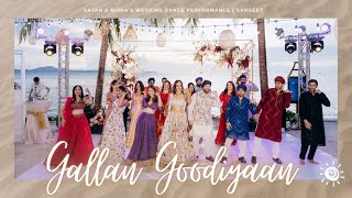Gallan Goodiyaan || Sajan & Nisha's Wedding Dance Performance | Sangeet