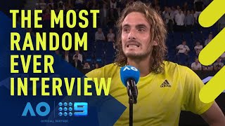 Post Match Interview: Stefanos Tsitsipas chats with Jim Courier | Wide World of Sports
