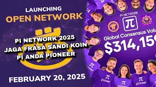 OPEN NETWORK TIBA ❗SIAPKAN KOIN PI ANDA SETELAH JARINGAN UPDATE DI 20 FEBRUARI 2025 ⚠️ AMAZING WOW⚠️