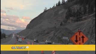 Hwy 97 rockslide fix still far from done