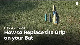How to Replace the Grip on Your Bat | Cricket