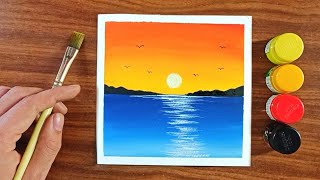 Poster colour painting for beginners | Poster colour painting ideas