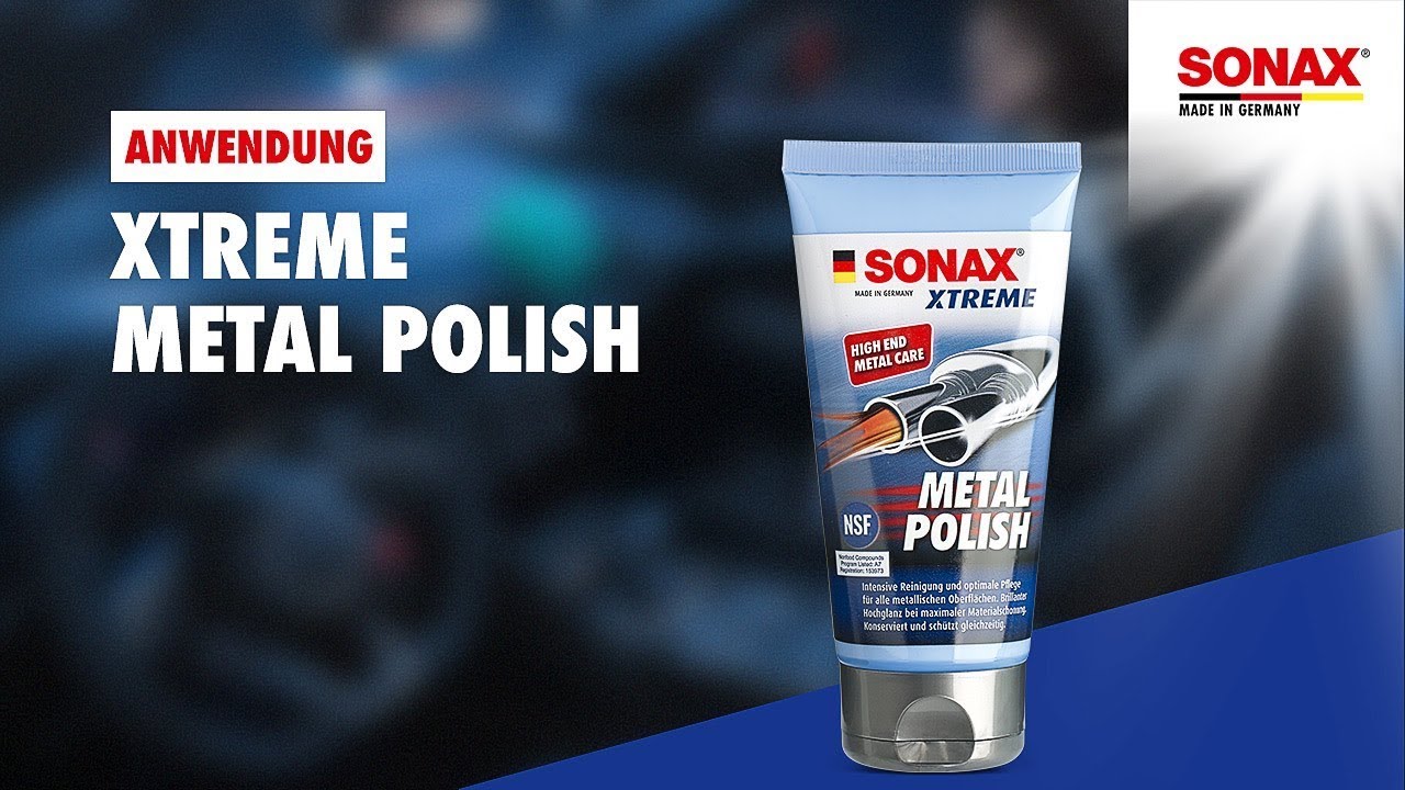 How To Use SONAX XTREME Metal Polish - YouTube