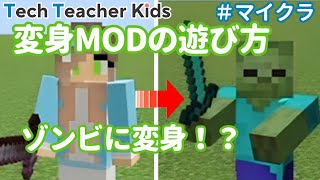 マイクラの変身MODの遊び方！「MetaMorph」「Morph」「identity」