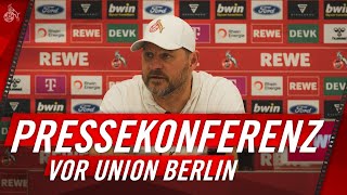 LIVE: Pressekonferenz mit Steffen BAUMGART vor Union Berlin | 1. FC Köln | Bundesliga