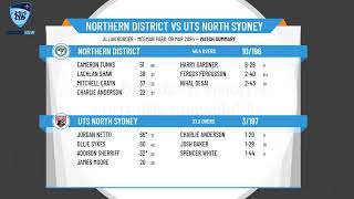 NPC - Poidevin-Gray Shield - Poidevin-Gray Shield Final - Northern District v UTS North Sydney