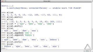 Unit 08 Video 2: List Methods
