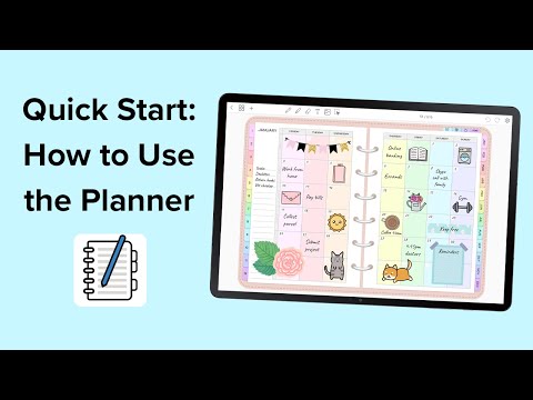 Quick Start: How to Use the Planner | Penly app tutorial