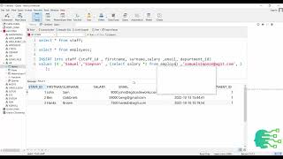 Insert Using SUb Query - Oracle SQL