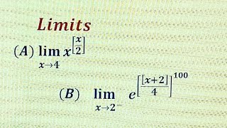 || Two Most important problems on limits involving greatest Integer Function ||