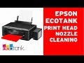 Epson ECOTANK print head cleaning clogged nozzles 🛠💉