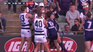 Round 1 AFL - Fremantle v Geelong Highlights