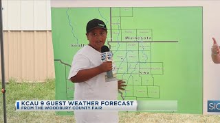 KCAU 9 Guest Weather Forecast From The Woodbury County Fair