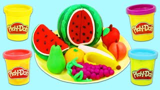 How to Make Cute Mini Play Doh Fruits | Fun & Easy DIY Play Dough Art!