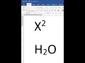 Cara Membuat Pangkat Kuadrat Atas & Bawah Microsoft Word