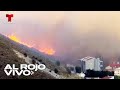 Incendio en Grecia arrasa 1.250 hectáreas y cientos de edificios | Al Rojo Vivo | Telemundo