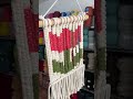 tapiz de tulipan con macrame