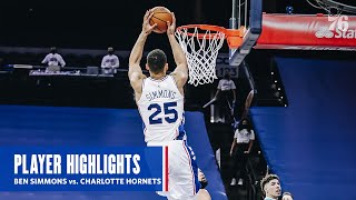 Ben Simmons | HIGHLIGHTS vs. Charlotte Hornets (01.02.21) | presented by IBX