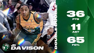 JD Davison ERUPTS for 36 PTS \u0026 11 AST in Celtics' 18-Point Comeback Win!