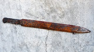 Restoration Handmade Rusty Sword