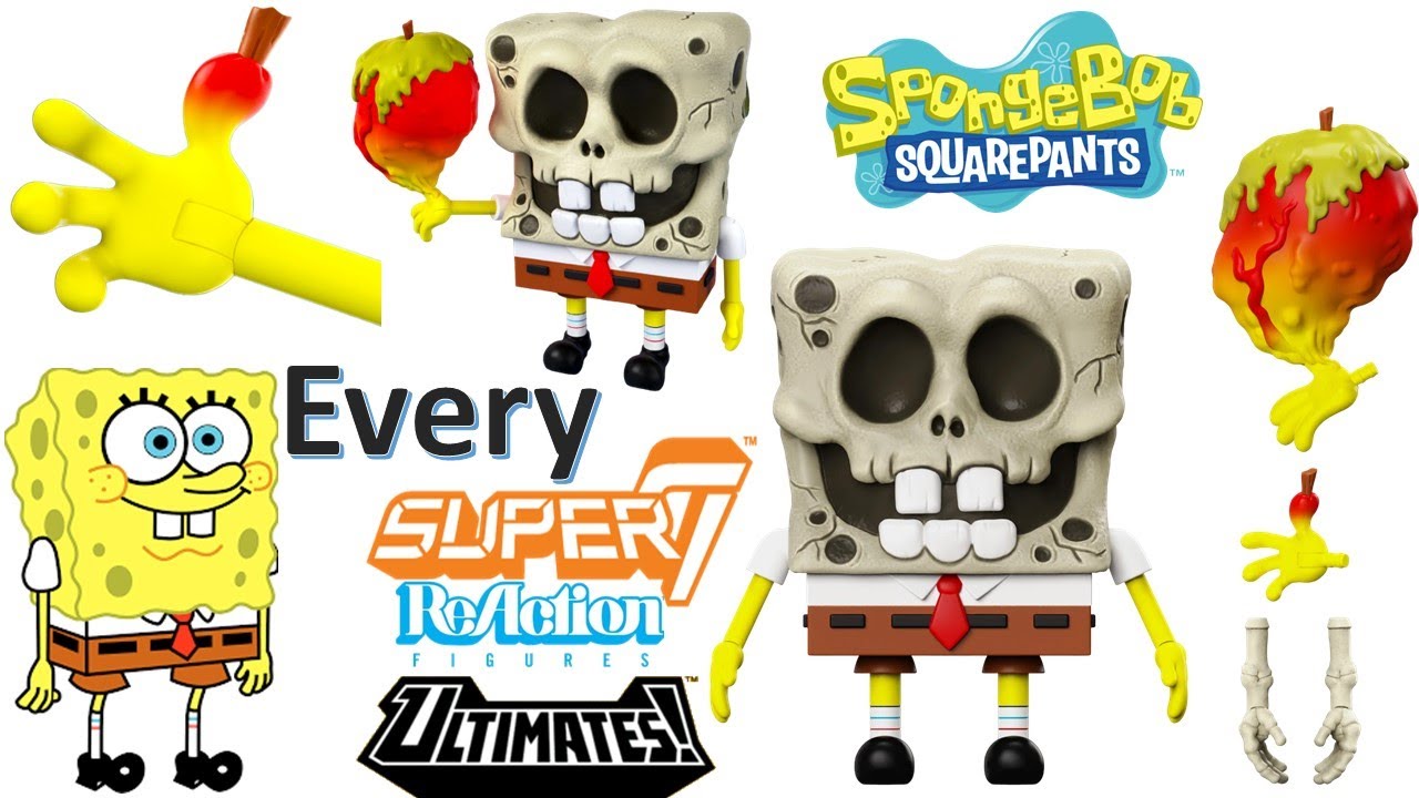 Every Super7 Ultimates And ReAction Figures Spongebob Squarepants ...