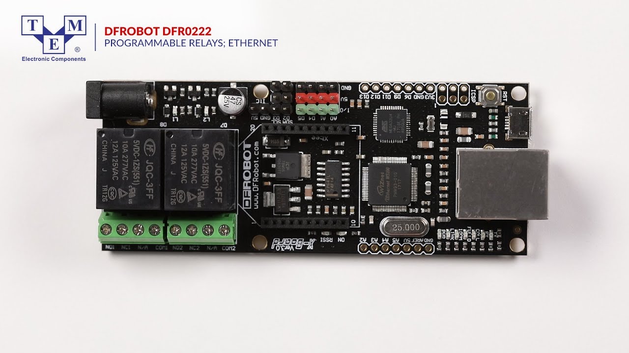 Dfrobot Dfr0222 Programmable Relays Ethernet Unboxing Youtube