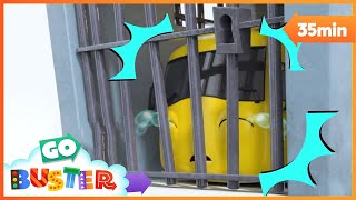 Buster Goes To JAIL!! | Go Buster Compilation | Nursery Rhymes | Kids Videos |  ABCs and 123s