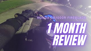 Naked Fireblade 1 Month Review | Honda Cb1000r Review