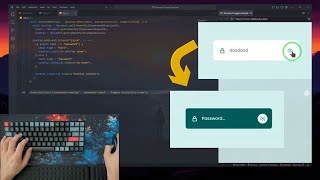 ASMR Programming - Password Toggle Example - No Talking
