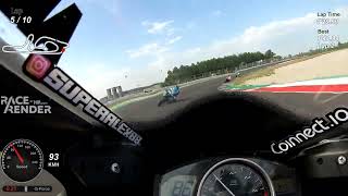 Cremona circuit 3.0 pareggiamento supersport R6 on board 21/07/24