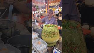 Spicy Fish Ball and Fish Wonton Salad in Thailand #streetfood #Shorts