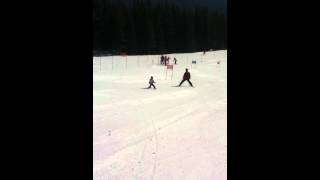 Bode's first ski race!